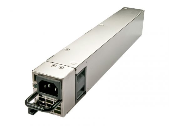 Lindy 08250 Ersatz-Netzteil server power supply unit, new condition, featuring a black carrying handle and front-facing power connector; angled view on a white background.