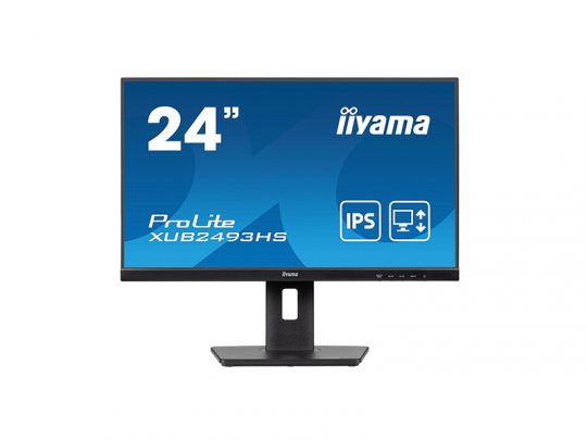 Das Bild zeigt einen Bildschirm. iiyama XUB2493HS-B6 - Produktbild. 