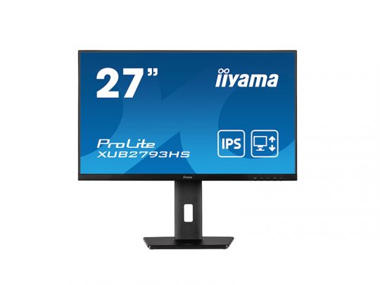 Das Bild zeigt einen Bildschirm. iiyama XUB2793HS-B7 - Produktbild. 