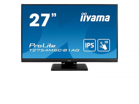 Das Bild zeigt einen Touch-Monitor. iiyama T2754MSC-B1AG - Produktbild